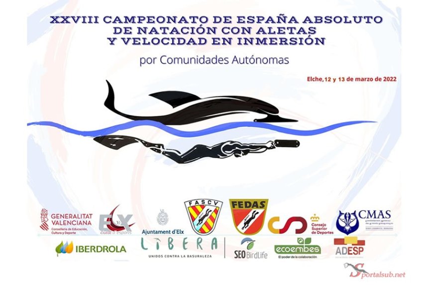 Campeonato de Espa&ntilde;a de Nataci&oacute;n con Aletas por Comunidades Aut&oacute;nomas